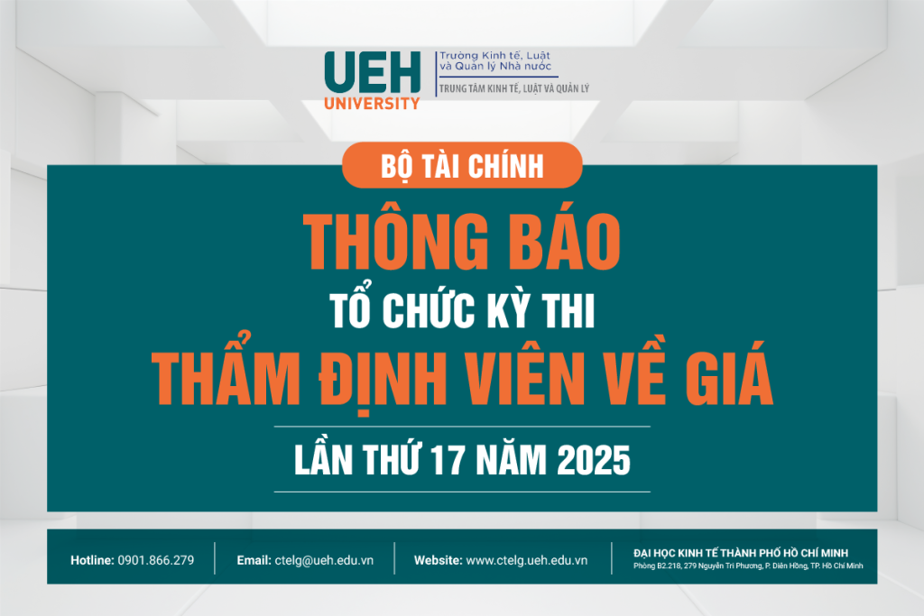 Bộ Tài chính thông báo tổ chức kỳ thi thẩm định viên về giá lần thứ 17 năm 2025