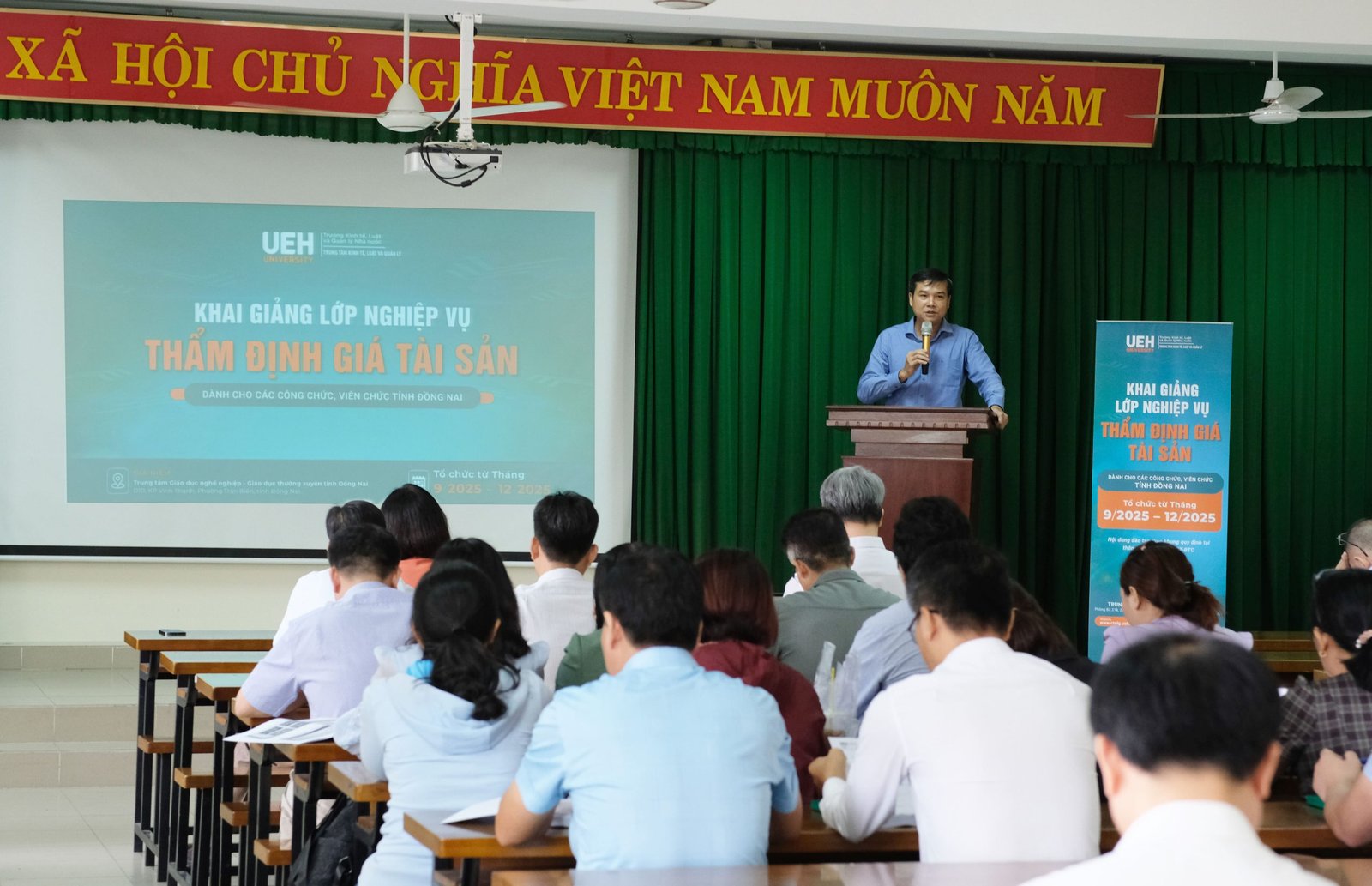 Khai giảng lớp Nghiệp vụ thẩm định giá tài sản dành cho cán bộ, công chức, viên chức tại tỉnh Đồng Nai.