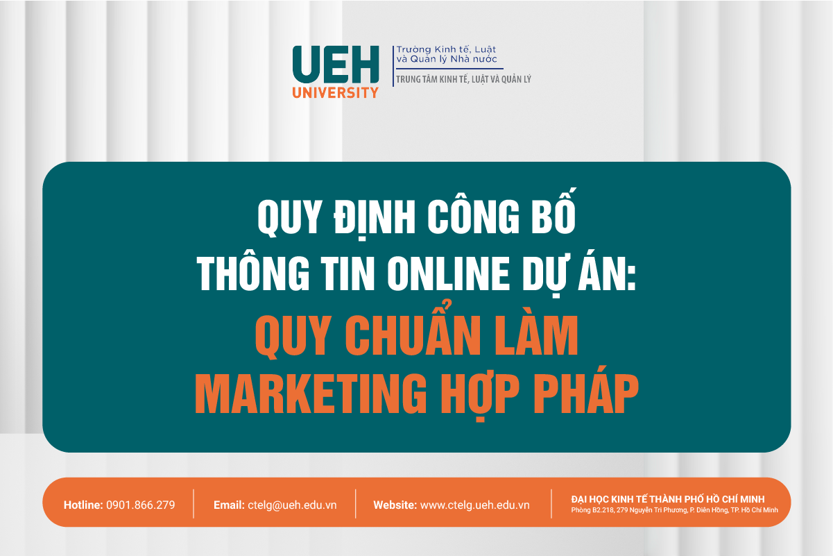 Quy định công bố thông tin online dự án: quy chuẩn làm marketing hợp pháp
