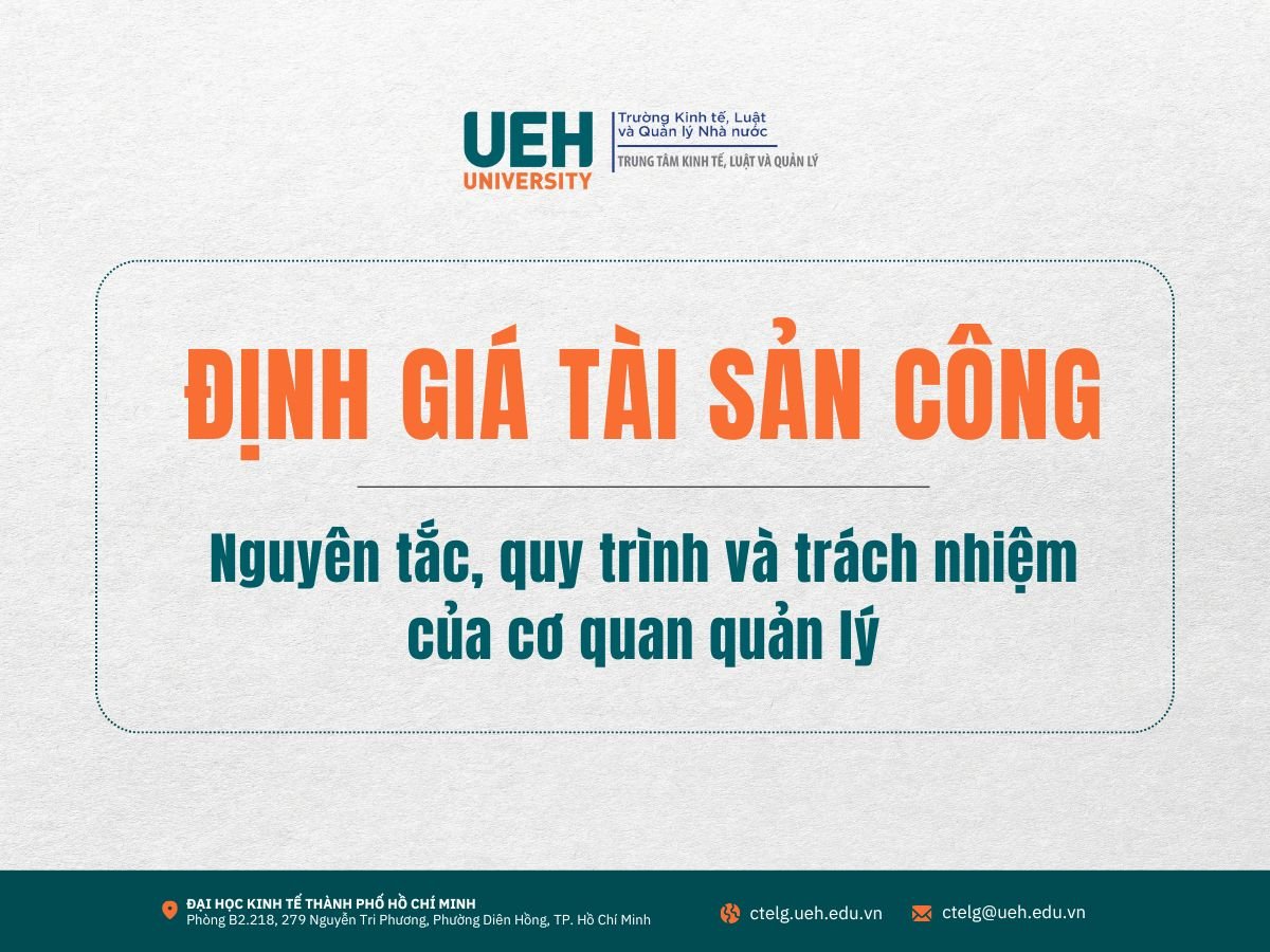 Định giá tài sản công: nguyên tắc, quy trình và trách nhiệm của cơ quan quản lý