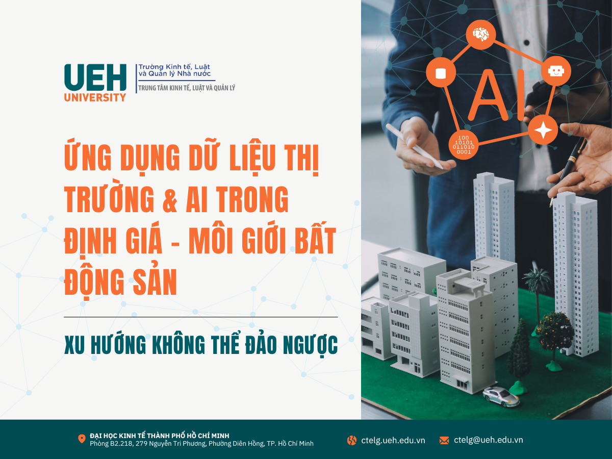 Ứng dụng dữ liệu thị trường & AI trong định giá – môi giới bất động sản: xu hướng không thể đảo ngược