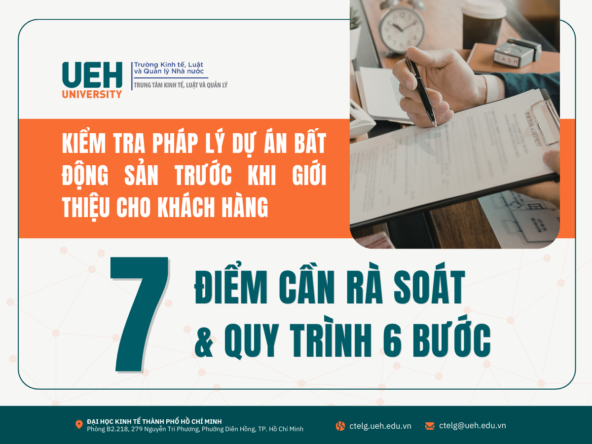 Kiểm tra pháp lý dự án bất động sản trước khi giới thiệu cho khách hàng: 7 điểm cần rà soát & quy trình 6 bước