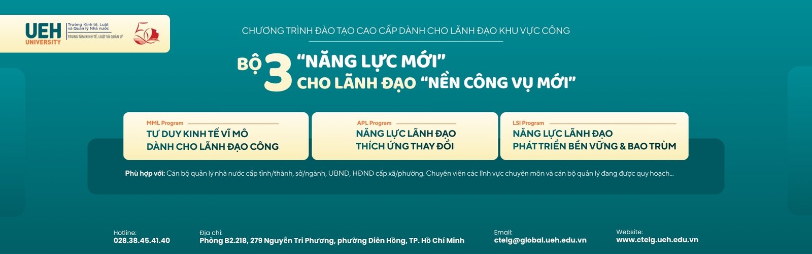 Chương trình Đào tạo Cao cấp dành cho Lãnh đạo Khu vực Công