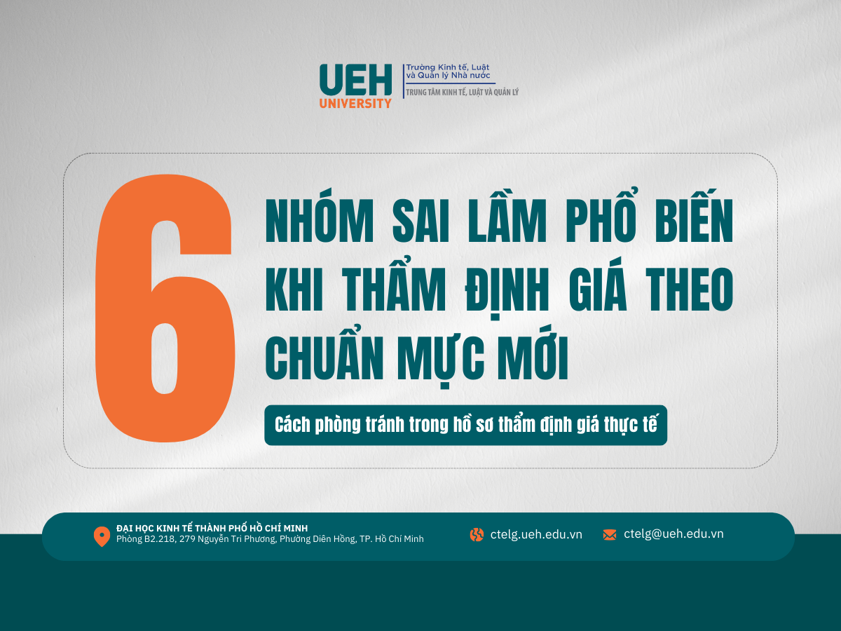 6 nhóm sai lầm phổ biến khi thẩm định giá theo chuẩn mực mới – Cách phòng tránh trong hồ sơ thẩm định giá thực tế