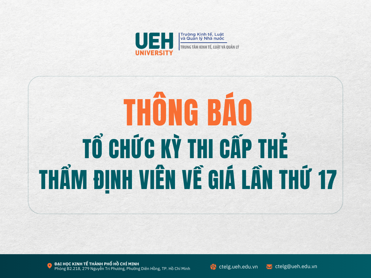 Hội đồng thi cấp thẻ Thẩm định viên về giá thông báo về thời gian tiếp nhận hồ sơ dự thi và chi phí dự thi của Kỳ thi cấp thẻ Thẩm định viên về giá lần thứ 17