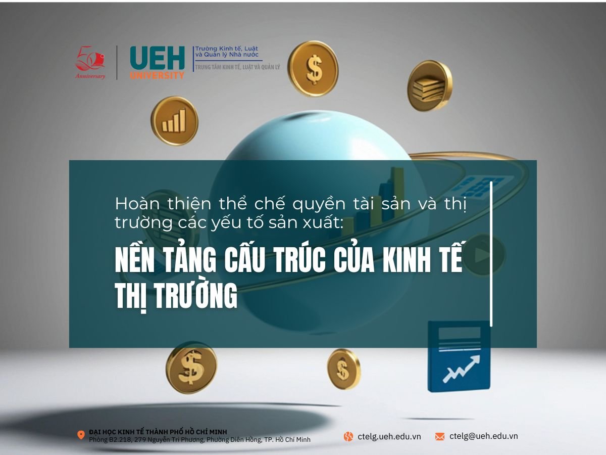 Hoàn thiện thể chế quyền tài sản và thị trường các yếu tố sản xuất: nền tảng cấu trúc của kinh tế thị trường